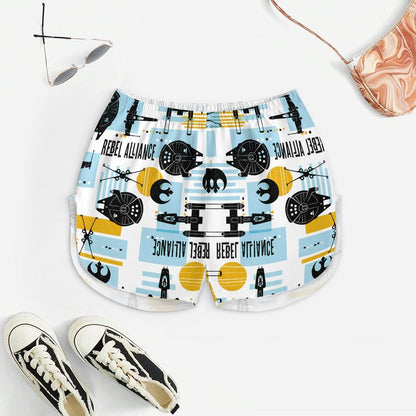 Print  Women's Geek Suspender Cami Set