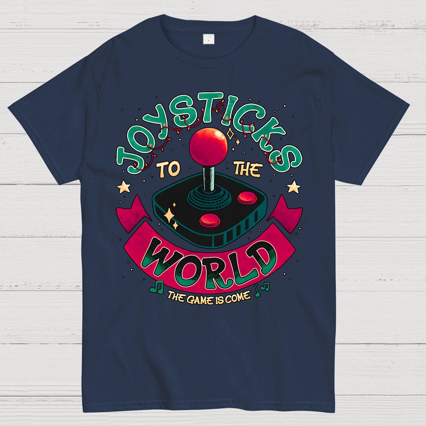 Joysticks To The World Geek T-Shirt