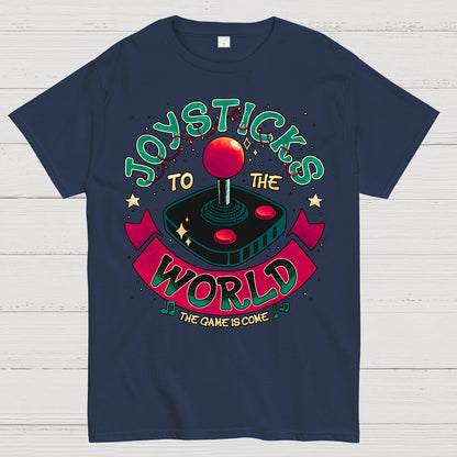 Joysticks To The World Geek T-Shirt