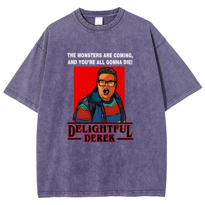Delightful Hero Vintage Distressed T-shirt