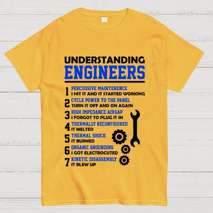 Understanding Engineers Sarcastic Geek T-Shirt