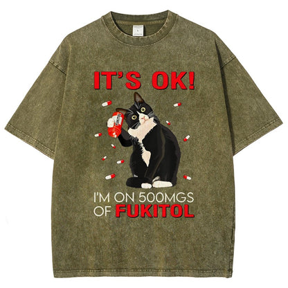 It's Ok Vintage Distressed T-shirt