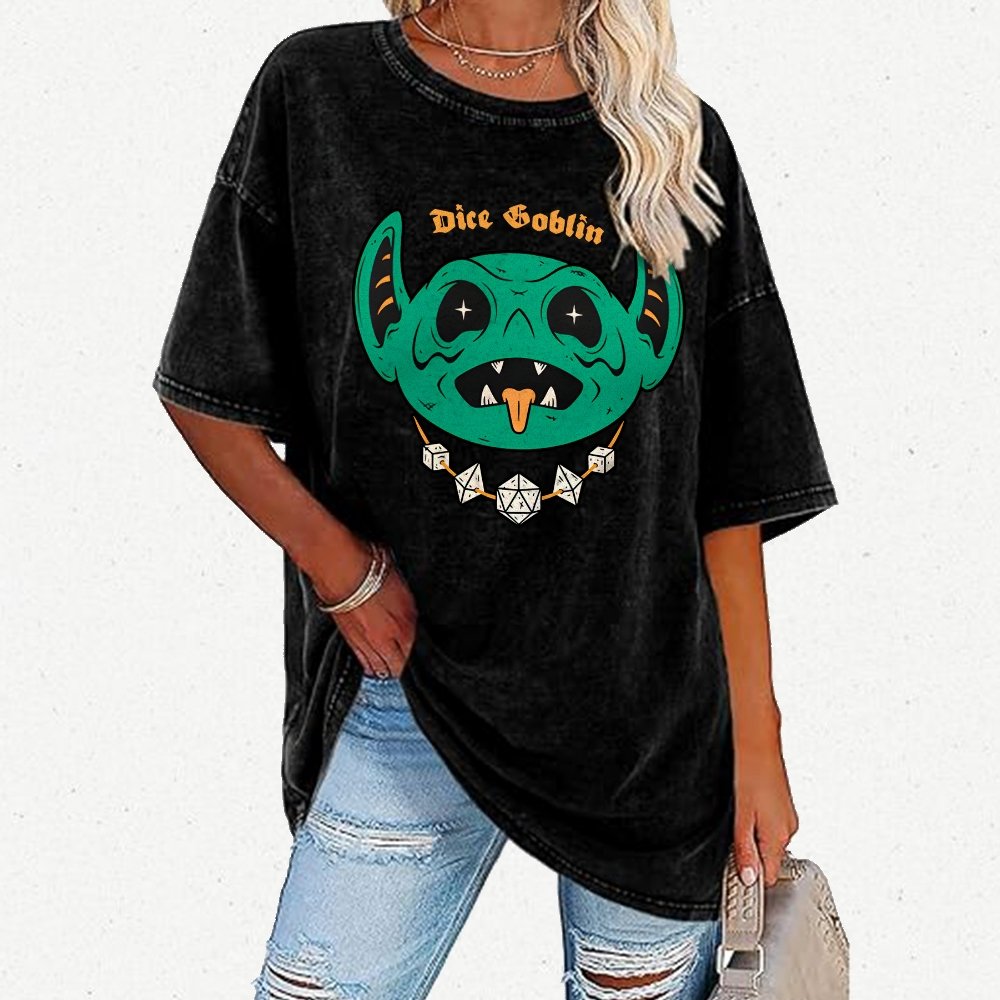 Dice Goblin Vintage Distressed T-shirt