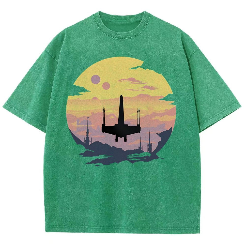 Rogue Fighter Vintage Distressed T-shirt