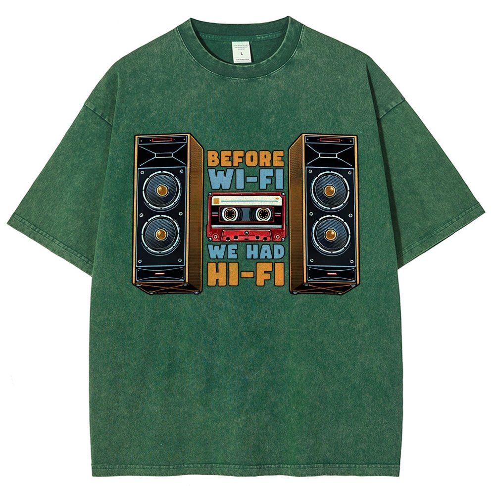 Before Wi-Fi Vintage Distressed T-shirt