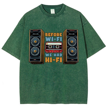 Before Wi-Fi Vintage Distressed T-shirt