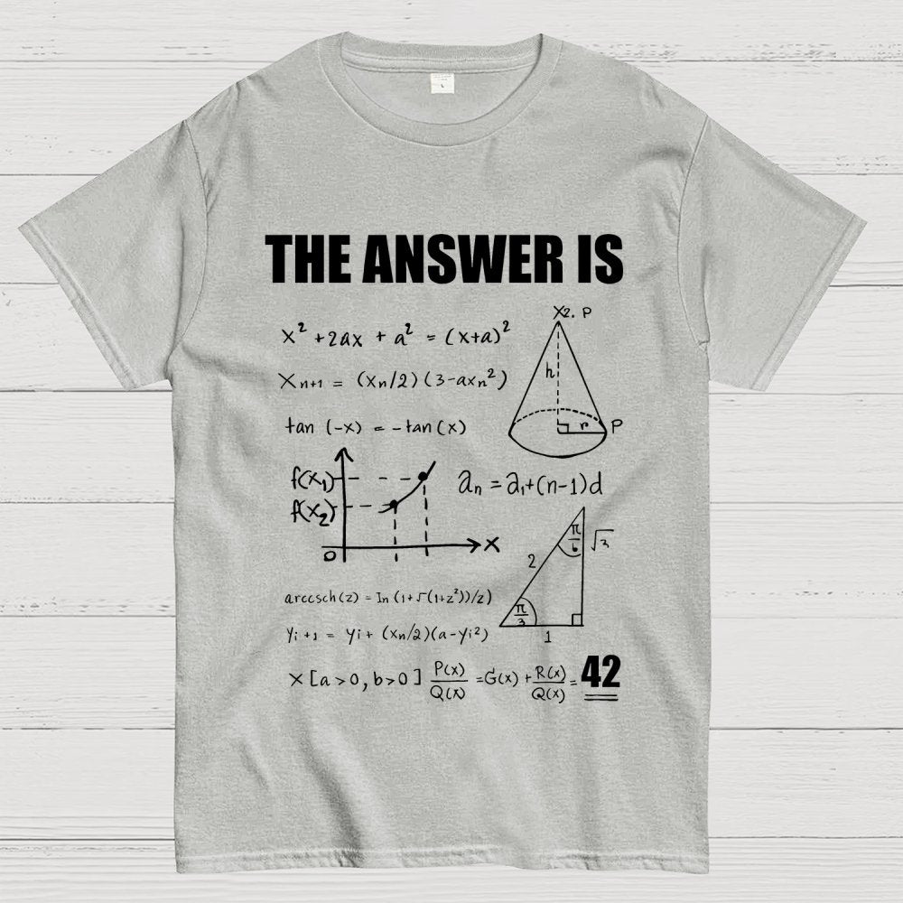42 The Answer To Life The Universe Geek T-Shirt