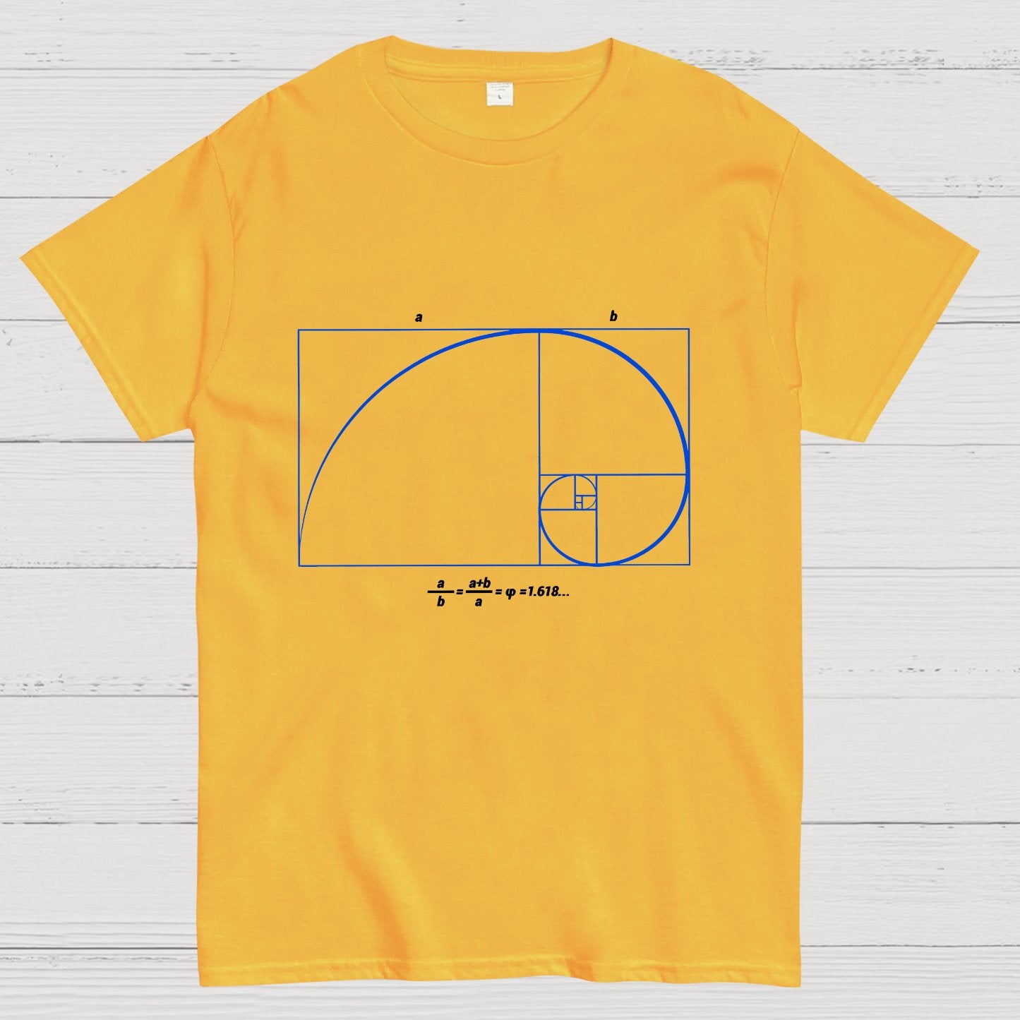 Fibonacci Shirt ∙ Math Art ∙ Science Engineer Geeky T-Shirt
