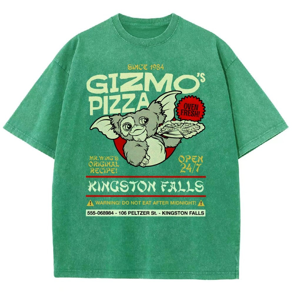 Gizmo's Pizza Pi Day Nerd Vintage Distressed T-shirt