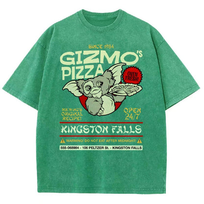 Gizmo's Pizza Pi Day Nerd Vintage Distressed T-shirt