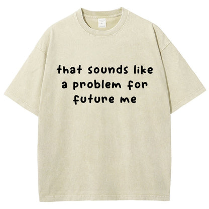 Future Problem Vintage Distressed T-shirt