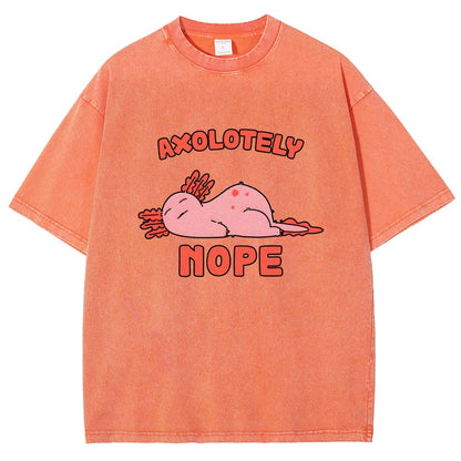 Axo Nope Vintage Distressed T-shirt