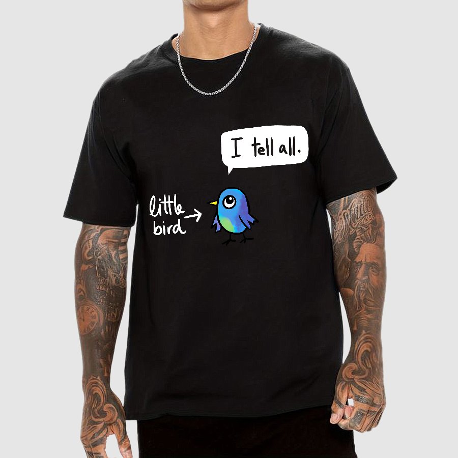 The Bird Said It All Geek T-Shirt