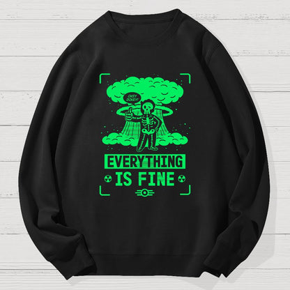 Nuclear Boy Geek Cotton Sweatshirt