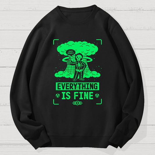 Nuclear Boy Geek Cotton Sweatshirt