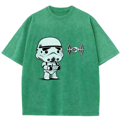 Soldiers learn about drones Vintage Distressed T-shirt