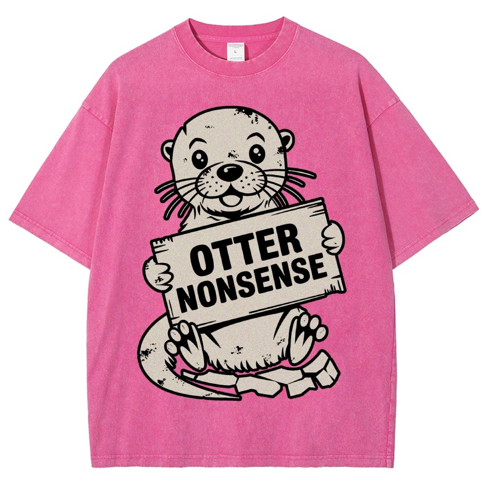 Otterly Nonsensical Vintage Distressed T-shirt