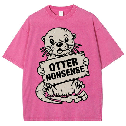 Otterly Nonsensical Vintage Distressed T-shirt