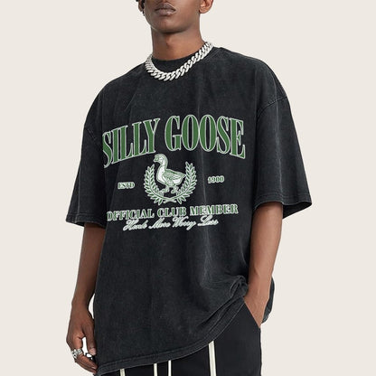 Silly Goose Official Club Vintage Distressed T-shirt