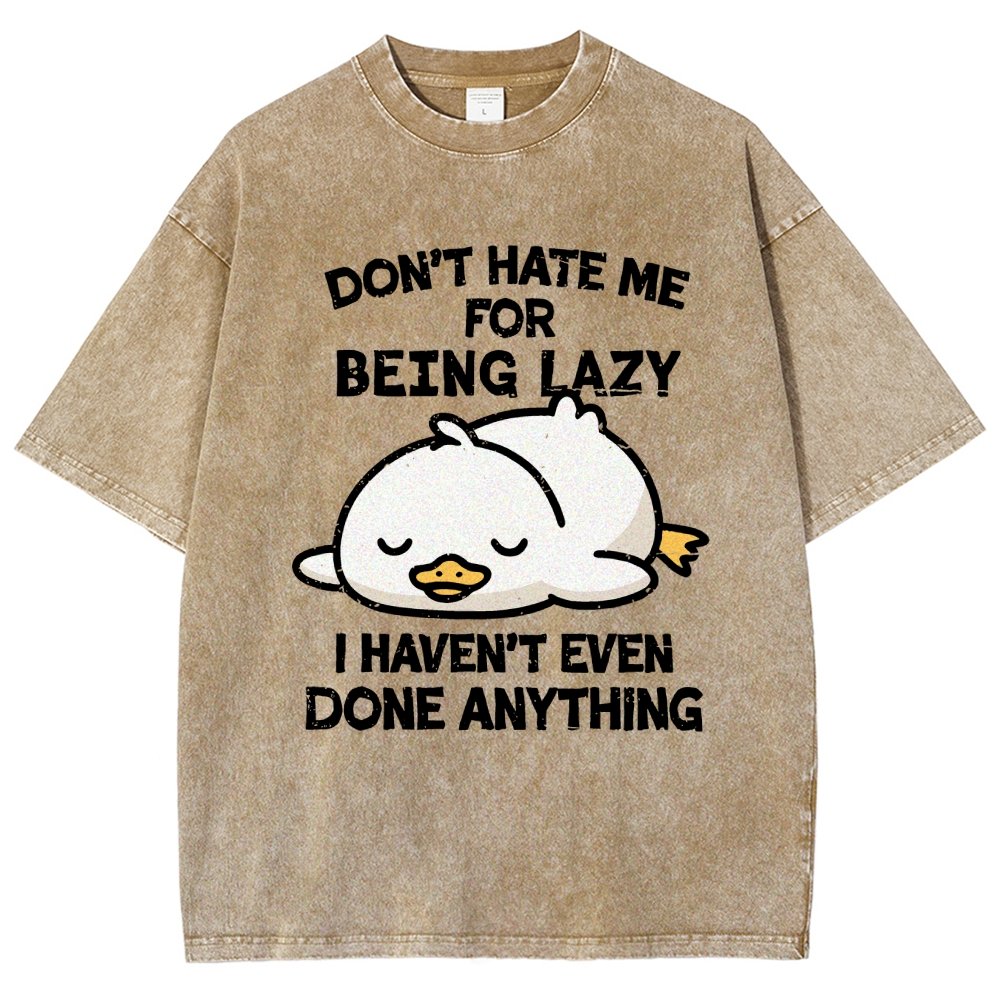 Duck Done Nothing Vintage Distressed T-shirt