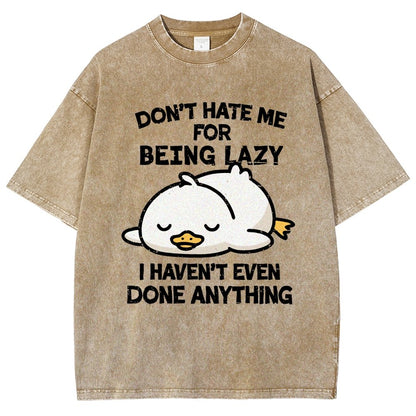 Duck Done Nothing Vintage Distressed T-shirt