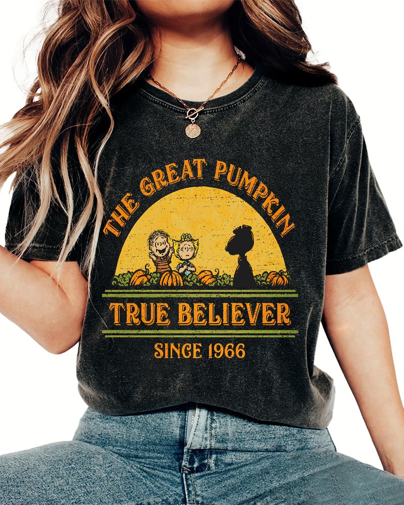 True Believer Since 1966 .Vintage Distressed T-shirt