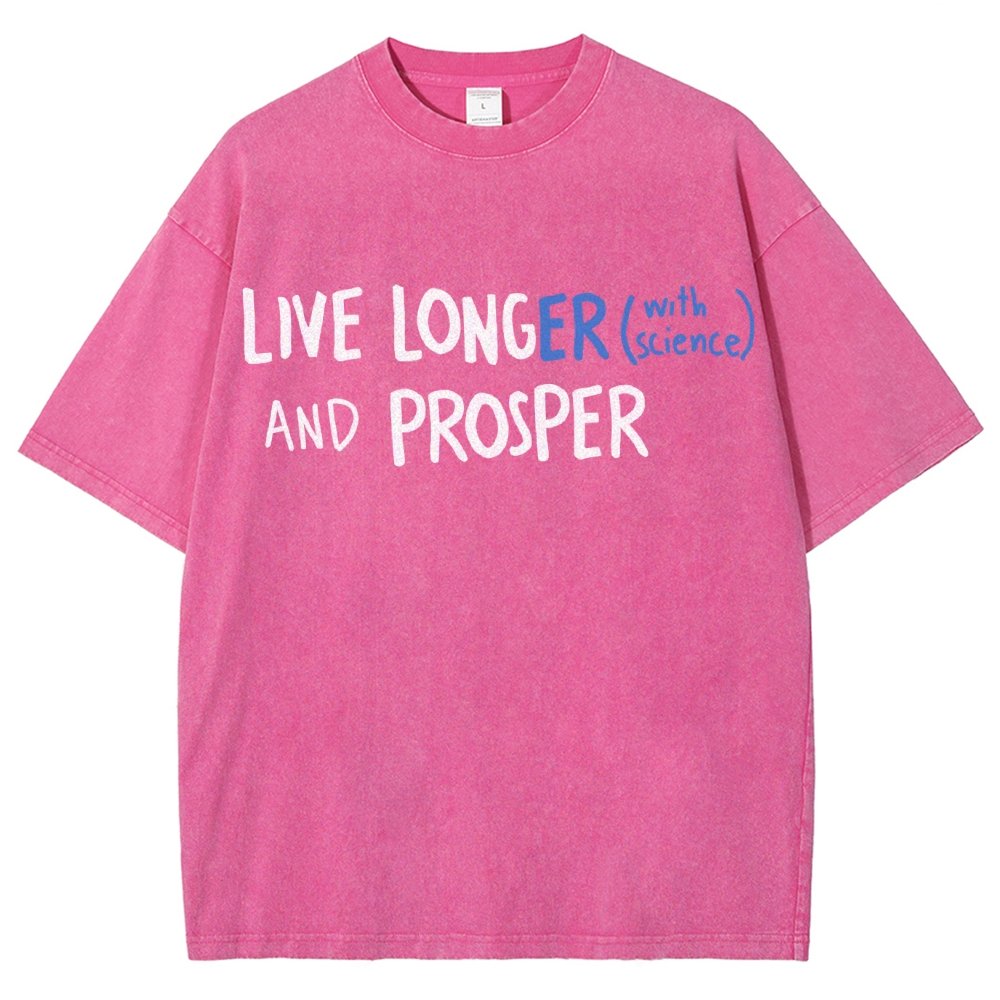 Live long and prosper Vintage Distressed T-shirt