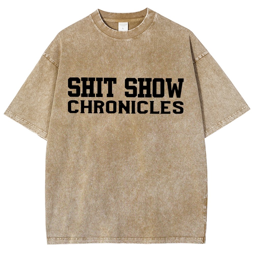 Shit Show Chronicles Vintage Distressed T-shirt