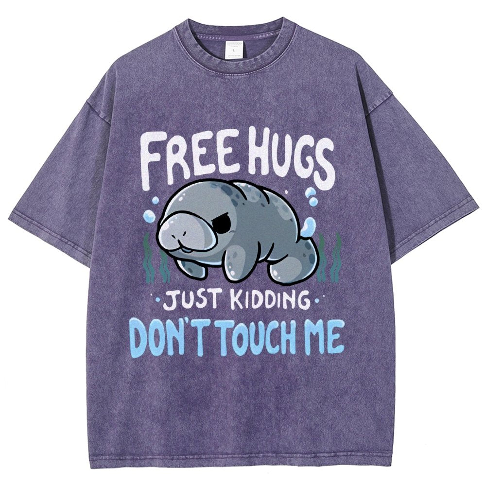 Free Hugs Vintage Distressed T-shirt