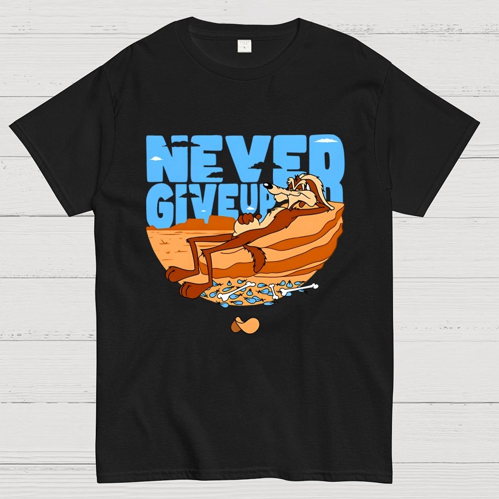 Never Give Up Geek T-Shirt