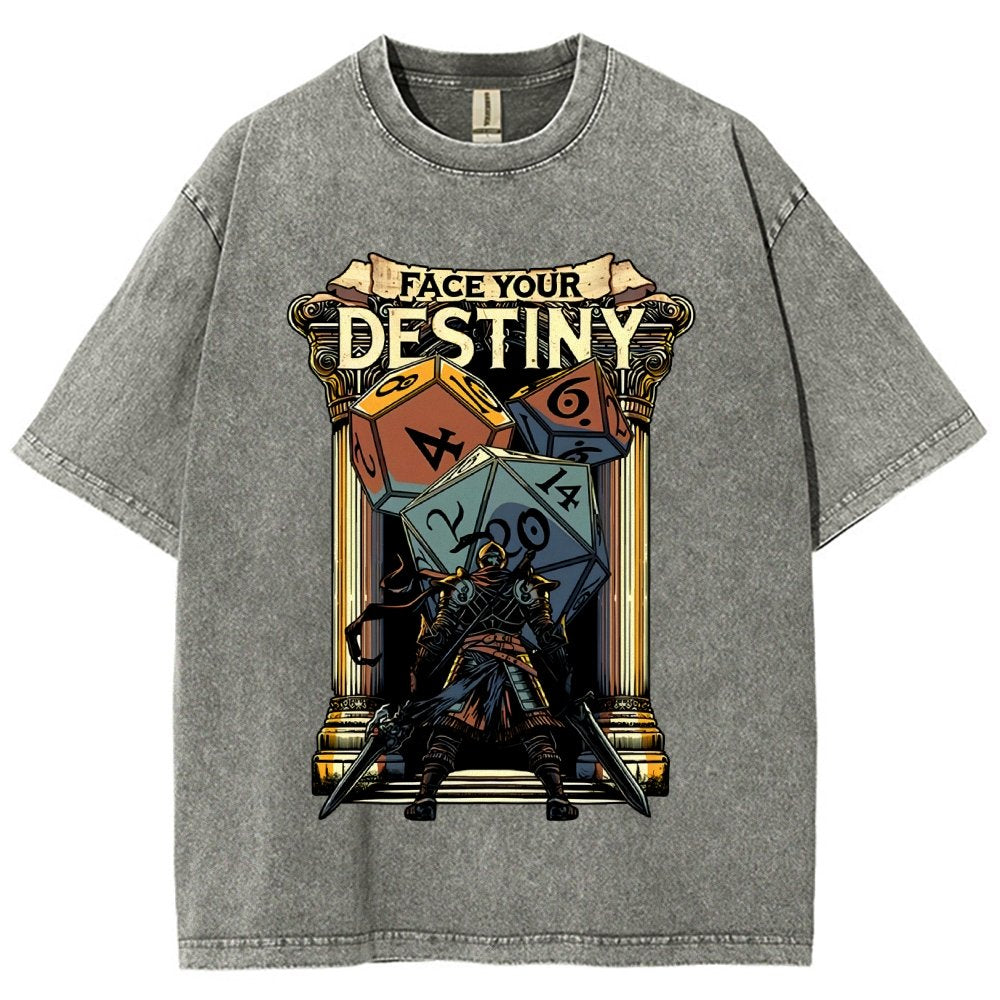 Face your destiny Vintage Distressed T-shirt