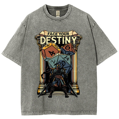 Face your destiny Vintage Distressed T-shirt