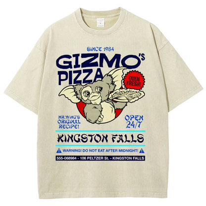 Gizmo's Pizza Pi Day Nerd Vintage Distressed T-shirt