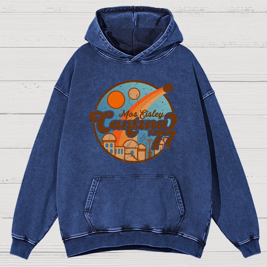 Vintage Hangout 77 Vintage Distressed Hoodie