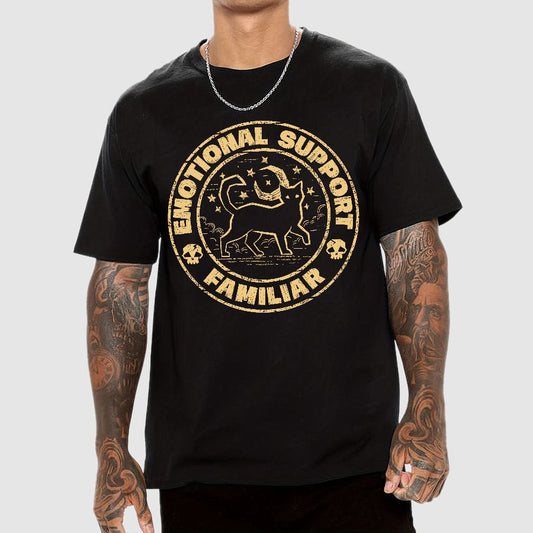 Emotionally Supportive Familiar Geek T-Shirt