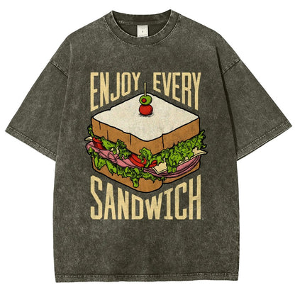 Enjoy Every Sandwich Vintage Distressed T-shirt