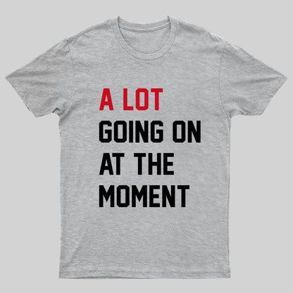 A Lot Going On at The Moment Geeky T-Shirt