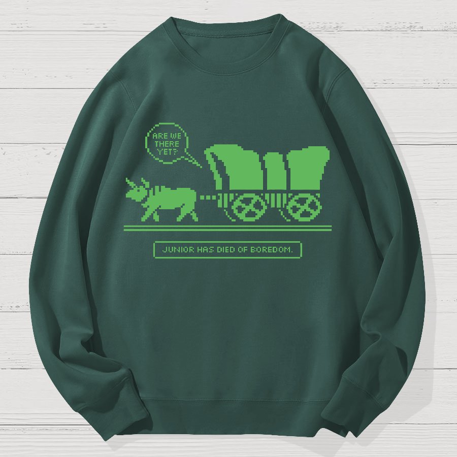 Oregon Road Trip Geek Cotton Sweatshirt