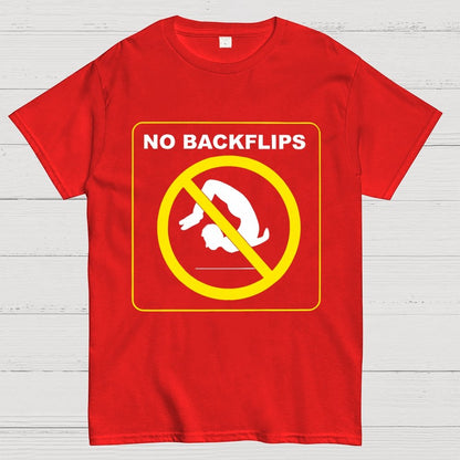 No Backflips Unisex Geek T-Shirt