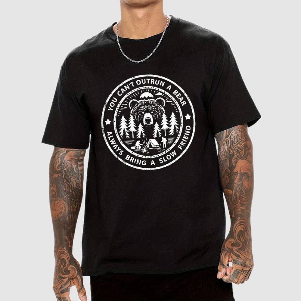 You Can't Outrun A Bear Geek T-Shirt