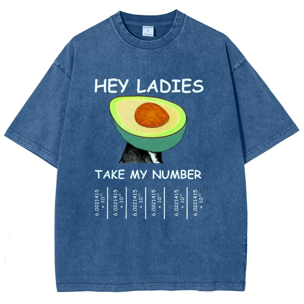 Avocadro - Funny Avogadro's Number Vintage Distressed T-shirt