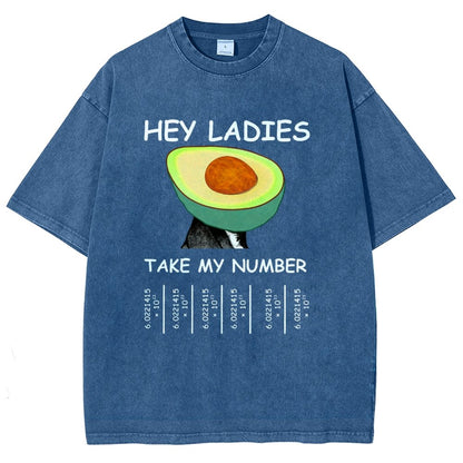 Avocadro - Funny Avogadro's Number Vintage Distressed T-shirt