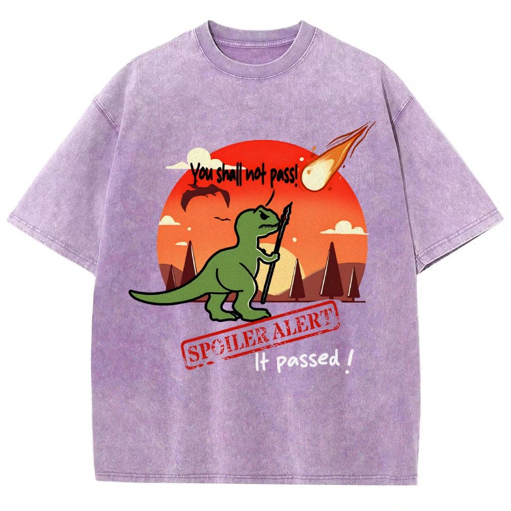 Spoiler Alert You Can't Go Through! Vintage Distressed T-shirt