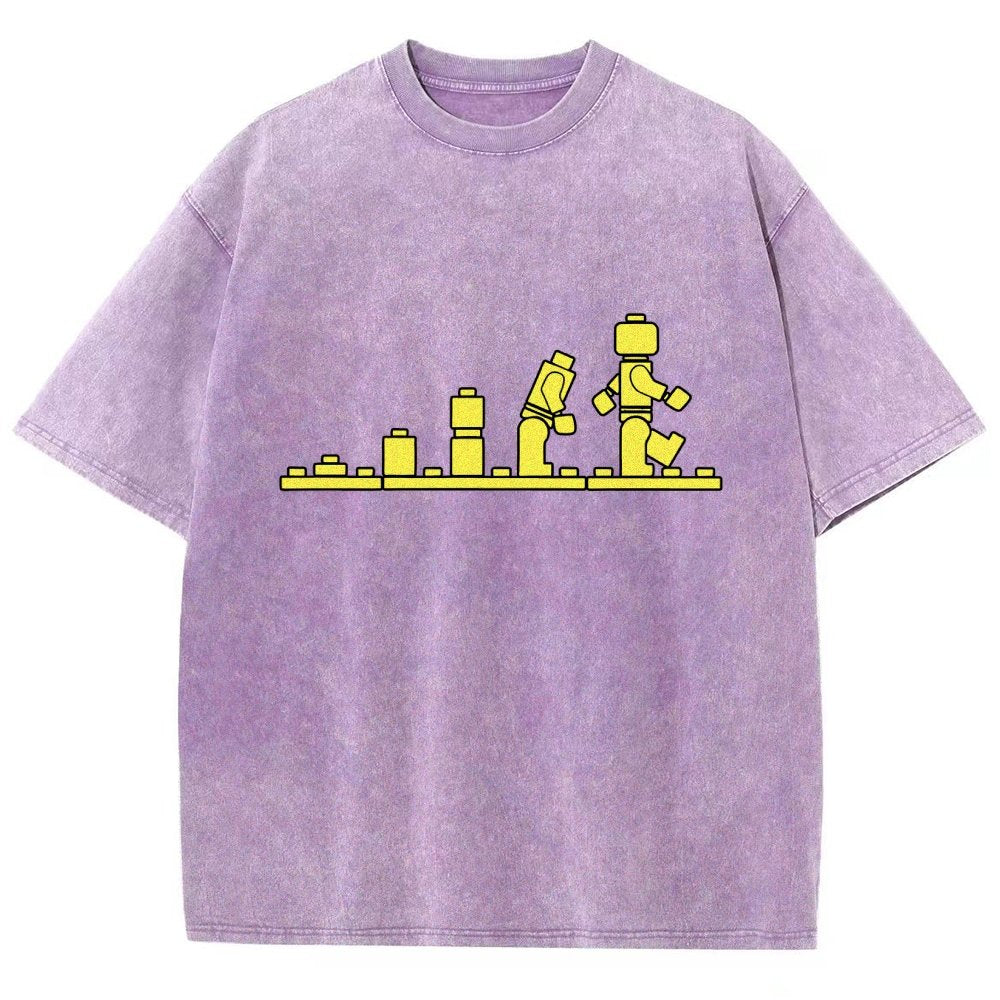 Bricks Evolution Vintage Distressed T-shirt