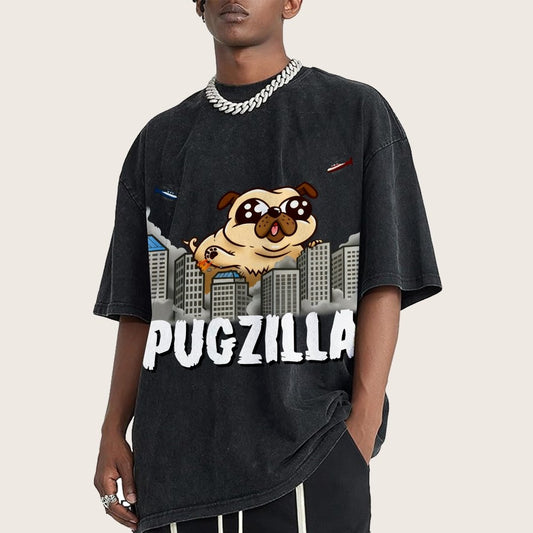 Pugzilla Vintage Distressed T-shirt