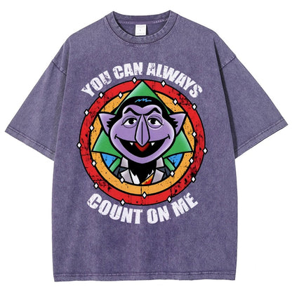 Count On Me Vintage Distressed T-shirt