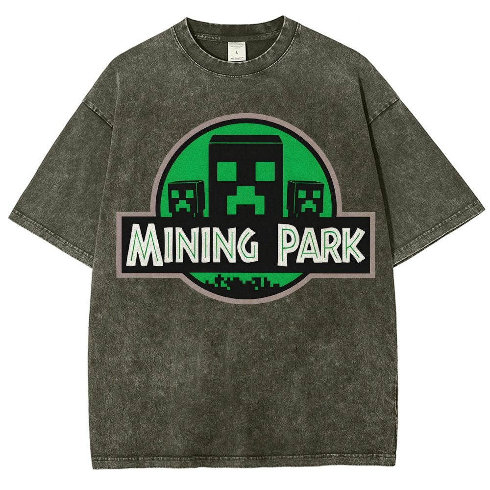 Mining Park Vintage Distressed T-shirt