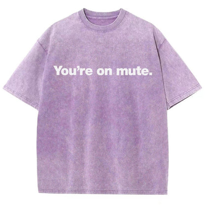 You're On Mute Vintage Distressed T-shirt