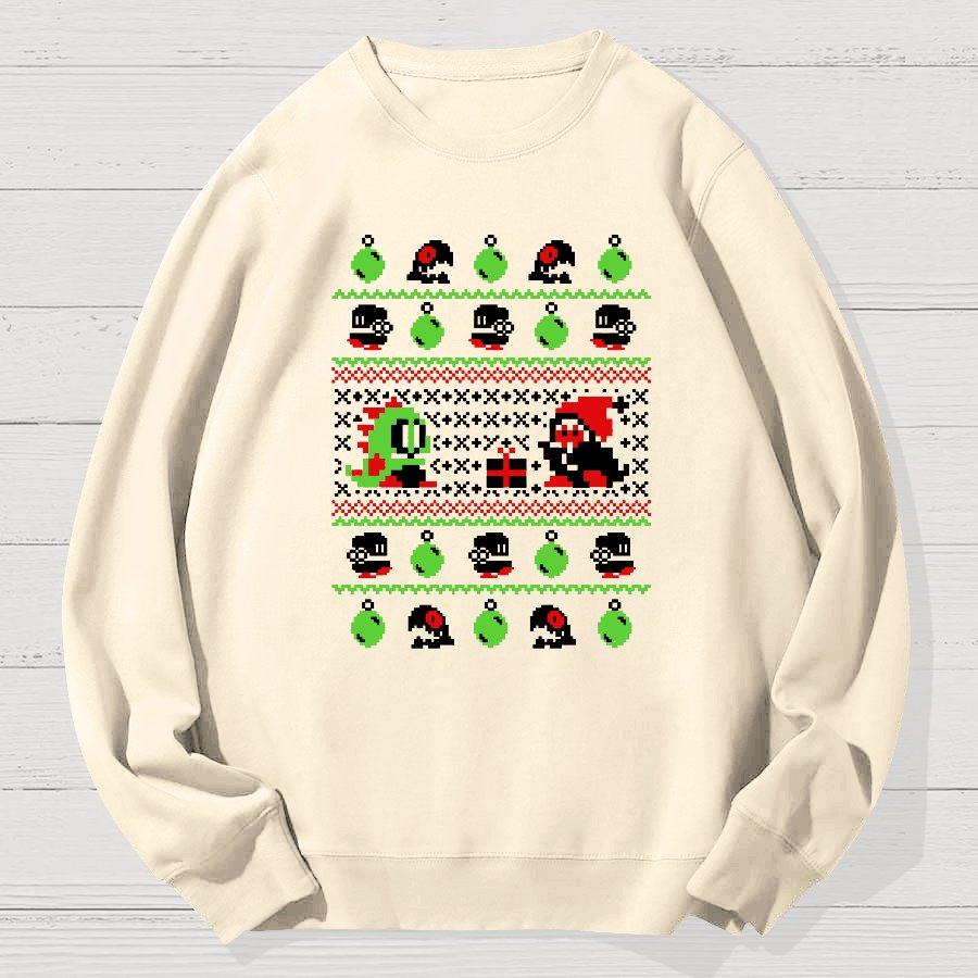 Bubble Bauble Geek Cotton Sweatshirt