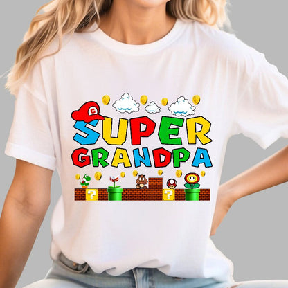 Super Grandpa Geek T-Shirt